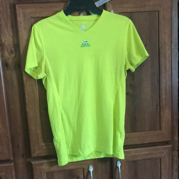 Lime green adidas shirt womens Clearance